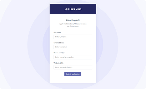 Image of business customer login page