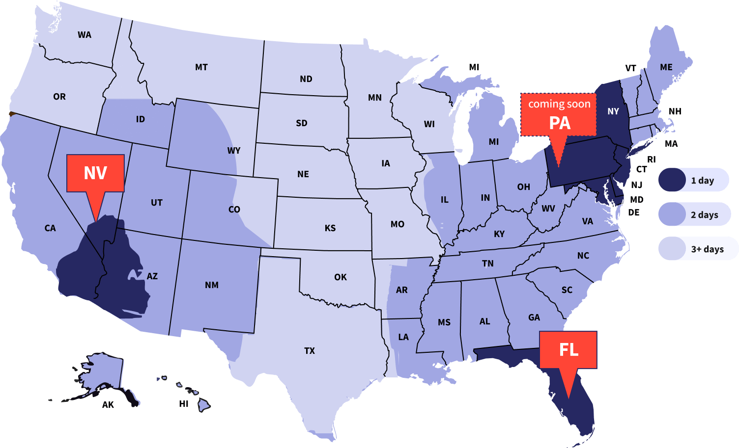 Delivery Map