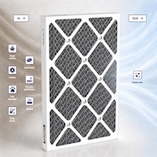 8x8x1 MERV 8 Carbon filtration
